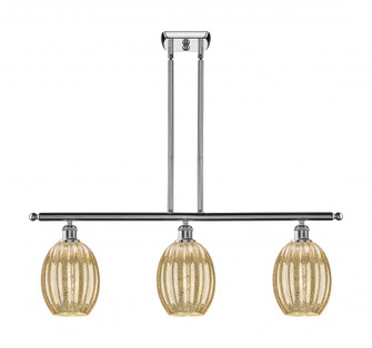 Preston Bulb - 3 Light - 36 inch - Polished Chrome - Stem Hung - Island Light (3442|516-3I-PC-G459-6ME)