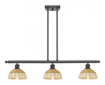 Bristol Natural II - 3 Light - 36 inch - Oil Rubbed Bronze - Stem Hung - Island Light (3442|516-3I-OB-NBD2-75-NAT)