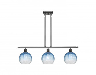 Brookhaven Globe - 3 Light - 36 inch - Oil Rubbed Bronze - Stem Hung - Island Light (3442|516-3I-OB-G483-8SB)