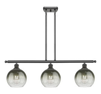 Brookhaven Globe - 3 Light - 36 inch - Oil Rubbed Bronze - Stem Hung - Island Light (3442|516-3I-OB-G483-8SL)