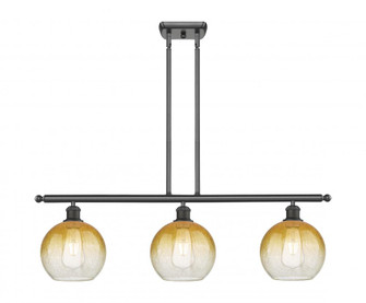 Brookhaven Globe - 3 Light - 36 inch - Oil Rubbed Bronze - Stem Hung - Island Light (3442|516-3I-OB-G483-8AM)