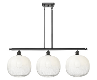 Brookhaven Sphere - 3 Light - 37 inch - Oil Rubbed Bronze - Stem Hung - Island Light (3442|516-3I-OB-G481-10OP)