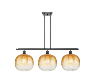 Brookhaven Sphere - 3 Light - 37 inch - Oil Rubbed Bronze - Stem Hung - Island Light (3442|516-3I-OB-G481-10AM)
