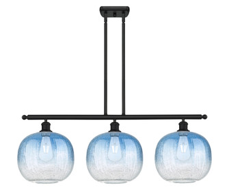 Brookhaven Sphere - 3 Light - 37 inch - Matte Black - Stem Hung - Island Light (3442|516-3I-BK-G481-10SB)