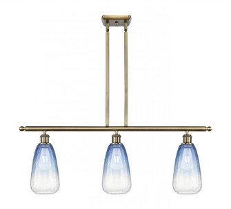 Brookhaven Almond - 3 Light - 36 inch - Antique Brass - Stem Hung - Island Light (3442|516-3I-AB-G480-6SB)