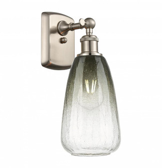 Brookhaven Almond - 1 Light - 6 inch - Brushed Satin Nickel - Sconce (3442|516-1W-SN-G480-6SL)