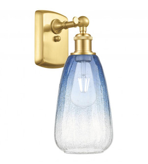 Brookhaven Almond - 1 Light - 6 inch - Satin Gold - Sconce (3442|516-1W-SG-G480-6SB)