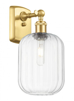 Preston Cylinder - 1 Light - 7 inch - Satin Gold - Sconce (3442|516-1W-SG-G460-7CL)