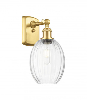 Preston Bulb - 1 Light - 6 inch - Satin Gold - Sconce (3442|516-1W-SG-G459-6CL)