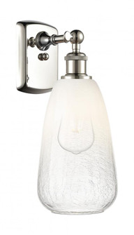 Brookhaven Almond - 1 Light - 6 inch - Polished Nickel - Sconce (3442|516-1W-PN-G480-6OP)
