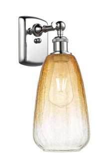 Brookhaven Almond - 1 Light - 6 inch - Polished Chrome - Sconce (3442|516-1W-PC-G480-6AM)