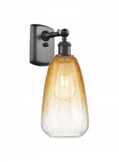 Brookhaven Almond - 1 Light - 6 inch - Oil Rubbed Bronze - Sconce (3442|516-1W-OB-G480-6AM)