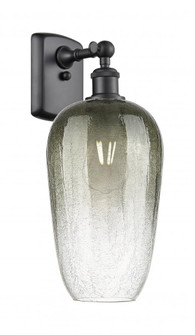 Brookhaven Flute - 1 Light - 7 inch - Matte Black - Sconce (3442|516-1W-BK-G484-7SL)