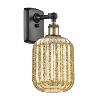Preston Cylinder - 1 Light - 7 inch - Black Antique Brass - Sconce (3442|516-1W-BAB-G460-7ME)