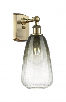 Brookhaven Almond - 1 Light - 6 inch - Antique Brass - Sconce (3442|516-1W-AB-G480-6SL)