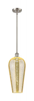 Chelsea - 1 Light - 8 inch - Brushed Satin Nickel - Stem hung - Mini Pendant (3442|516-1S-SN-G456-8ME)