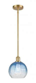 Brookhaven Globe - 1 Light - 8 inch - Satin Gold - Stem hung - Mini Pendant (3442|516-1S-SG-G483-8SB)