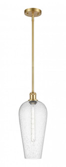 Chelsea - 1 Light - 8 inch - Satin Gold - Stem hung - Mini Pendant (3442|516-1S-SG-G456-8SDY)