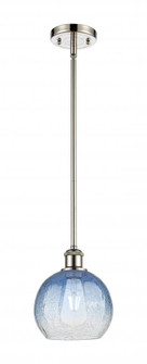 Brookhaven Globe - 1 Light - 8 inch - Polished Nickel - Stem hung - Mini Pendant (3442|516-1S-PN-G483-8SB)