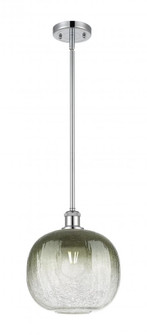 Brookhaven Sphere - 1 Light - 11 inch - Polished Chrome - Stem hung - Mini Pendant (3442|516-1S-PC-G481-10SL)