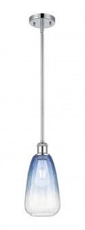 Brookhaven Almond - 1 Light - 6 inch - Polished Chrome - Stem hung - Mini Pendant (3442|516-1S-PC-G480-6SB)