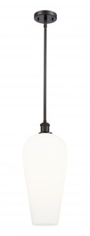 Chelsea - 1 Light - 8 inch - Oil Rubbed Bronze - Stem hung - Mini Pendant (3442|516-1S-OB-G456-8WH)