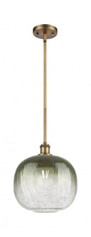 Brookhaven Sphere - 1 Light - 11 inch - Brushed Brass - Stem hung - Mini Pendant (3442|516-1S-BB-G481-10SL)