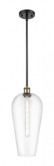 Chelsea - 1 Light - 8 inch - Black Antique Brass - Stem hung - Mini Pendant (3442|516-1S-BAB-G456-8CL)