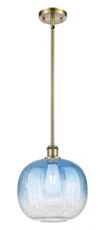 Brookhaven Sphere - 1 Light - 11 inch - Antique Brass - Stem hung - Mini Pendant (3442|516-1S-AB-G481-10SB)