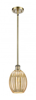 Preston Bulb - 1 Light - 6 inch - Antique Brass - Stem hung - Mini Pendant (3442|516-1S-AB-G459-6ME)
