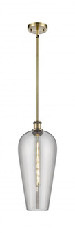 Chelsea - 1 Light - 8 inch - Antique Brass - Stem hung - Mini Pendant (3442|516-1S-AB-G456-8SM)