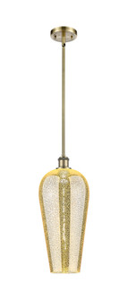 Chelsea - 1 Light - 8 inch - Antique Brass - Stem hung - Mini Pendant (3442|516-1S-AB-G456-8ME)