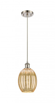 Preston Bulb - 1 Light - 6 inch - Brushed Satin Nickel - Cord hung - Mini Pendant (3442|516-1P-SN-G459-6ME)