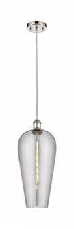 Chelsea - 1 Light - 8 inch - Brushed Satin Nickel - Cord hung - Mini Pendant (3442|516-1P-SN-G456-8SM)