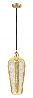 Chelsea - 1 Light - 8 inch - Satin Gold - Cord hung - Mini Pendant (3442|516-1P-SG-G456-8ME)