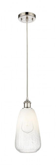 Brookhaven Almond - 1 Light - 6 inch - Polished Nickel - Cord hung - Mini Pendant (3442|516-1P-PN-G480-6OP)