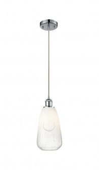 Brookhaven Almond - 1 Light - 6 inch - Polished Chrome - Cord hung - Mini Pendant (3442|516-1P-PC-G480-6OP)