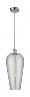Chelsea - 1 Light - 8 inch - Polished Chrome - Cord hung - Mini Pendant (3442|516-1P-PC-G456-8SM)