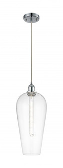 Chelsea - 1 Light - 8 inch - Polished Chrome - Cord hung - Mini Pendant (3442|516-1P-PC-G456-8CL)