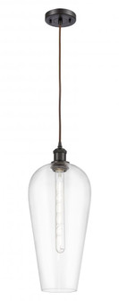 Chelsea - 1 Light - 8 inch - Oil Rubbed Bronze - Cord hung - Mini Pendant (3442|516-1P-OB-G456-8CL)