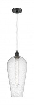 Chelsea - 1 Light - 8 inch - Matte Black - Cord hung - Mini Pendant (3442|516-1P-BK-G456-8SDY)