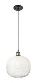 Brookhaven Sphere - 1 Light - 11 inch - Black Antique Brass - Cord hung - Mini Pendant (3442|516-1P-BAB-G481-10OP)