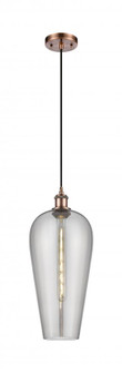 Chelsea - 1 Light - 8 inch - Antique Copper - Cord hung - Mini Pendant (3442|516-1P-AC-G456-8SM)