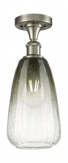 Brookhaven Almond - 1 Light - 6 inch - Brushed Satin Nickel - Semi-Flush Mount (3442|516-1C-SN-G480-6SL)