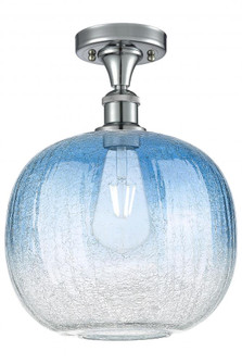 Brookhaven Sphere - 1 Light - 11 inch - Polished Chrome - Semi-Flush Mount (3442|516-1C-PC-G481-10SB)