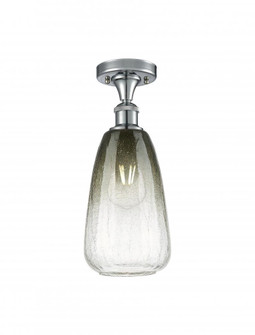 Brookhaven Almond - 1 Light - 6 inch - Polished Chrome - Semi-Flush Mount (3442|516-1C-PC-G480-6SL)