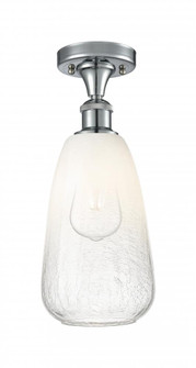 Brookhaven Almond - 1 Light - 6 inch - Polished Chrome - Semi-Flush Mount (3442|516-1C-PC-G480-6OP)