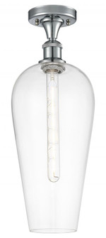 Chelsea - 1 Light - 8 inch - Polished Chrome - Semi-Flush Mount (3442|516-1C-PC-G456-8CL)