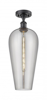 Chelsea - 1 Light - 8 inch - Matte Black - Semi-Flush Mount (3442|516-1C-BK-G456-8SM)