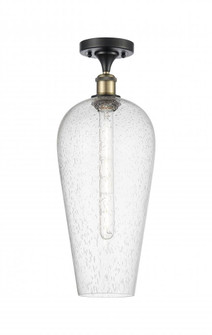 Chelsea - 1 Light - 8 inch - Black Antique Brass - Semi-Flush Mount (3442|516-1C-BAB-G456-8SDY)